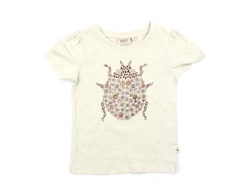 Wheat chalk t-shirt ladybug flower